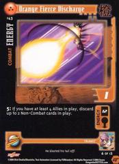 Orange Fierce Discharge - 143 - Limited Edition - Flat Foil