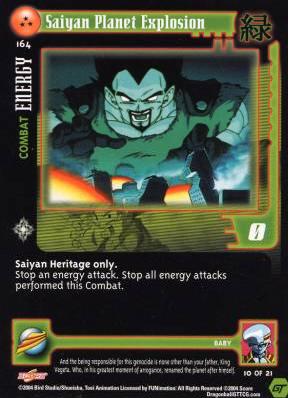 Saiyan Planet Explosion - 164 - Limited Edition - Flat Foil
