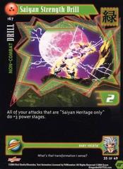 Saiyan Strength Drill - 167 - Limited Edition - Flat Foil