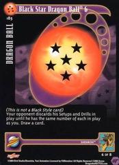 Black Star Dragon Ball 6 - 185 - Limited Edition - Flat Foil