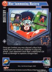 Blue Summoning Mastery - 196 - Limited Edition - Flat Foil