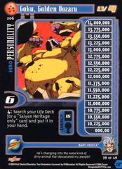 Goku, Golden Oozaru (Level 4) - 206 - Limited Edition - Flat Foil