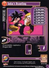 Goku's Brawling - 207 - Limited Edition - Flat Foil