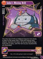 Goku's Mixing Drill - 208 - Limited Edition - Flat Foil