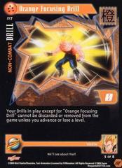 Orange Focusing Drill - 217 - Limited Edition - Flat Foil
