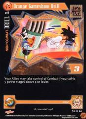 Orange Gameshow Drill - 218 - Limited Edition - Flat Foil