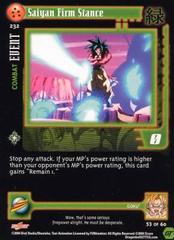 Saiyan Firm Stance - 232 - Limited Edition - Flat Foil