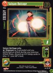 Saiyan Outrage - 234 - Limited Edition - Flat Foil
