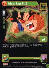 Saiyan Rage Drill - 237 - Limited Edition - Flat Foil