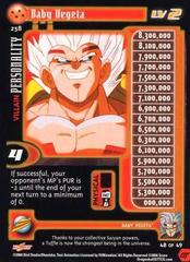 Baby Vegeta (Level 2) - 258 - Limited Edition - Flat Foil