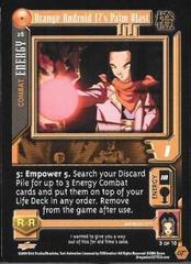 Orange Android 17's Palm Blast - 28 - Limited Edition - Flat Foil