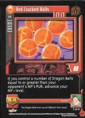 Red Cracked Balls - 36 - Limited Edition - Flat Foil