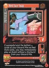 Red Face Snap - 37 - Limited Edition - Flat Foil