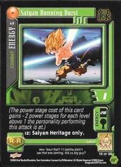 Saiyan Running Burst - 49 - Limited Edition - Flat Foil