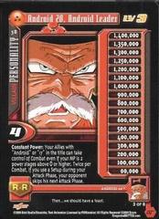 Android 20, Android Leader (Level 3) - 58 - Limited Edition