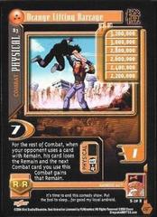Orange Lifting Barrage - 83 - Limited Edition - Flat Foil