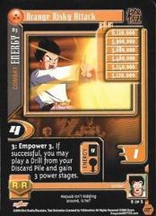 Orange Risky Attack - 85 - Limited Edition - Flat Foil