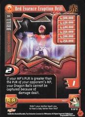 Red Essence Eruption Drill - 92 - Limited Edition - Flat Foil