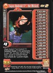 Super Android 17, the Wicked (Level 2) - 97 - Limited Edition - Flat Foil