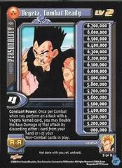 Vegeta, Combat Ready (Level 2) - 101 - Limited Edition - Flat Foil