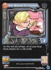 Blue Android 18's Grieving - 112 - Limited Edition - Flat Foil