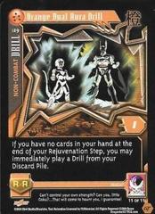 Orange Dual Aura Drill - 129 - Limited Edition - Flat Foil