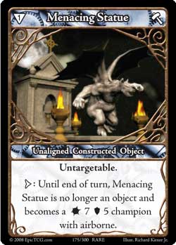 Menacing Statue