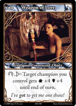 Weapon of Lore