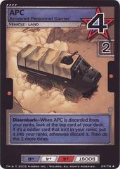 APC, Armored Personnel Carrier