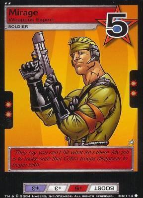 Mirage, Weapons Expert