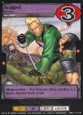 Scalpel, Medic