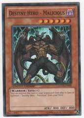 Destiny Hero - Malicious - GLD3-EN009 - Common - Limited Edition