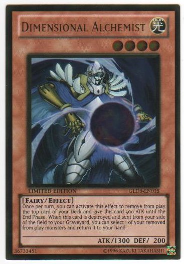Dimensional Alchemist - GLD3-EN015 - Gold Rare - Limited Edition