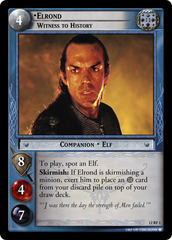 Elrond, Witness to History - 12RF1 - Foil