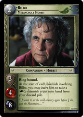 Bilbo, Melancholy Hobbit - 12RF12 - Foil