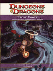 D&D 4E Psionic Power HC