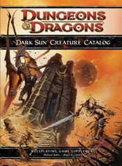 Dark Sun Creature Catalog