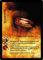 The One Ring, Isildur's Bane - 1R1 (Tengwar)