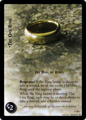 The One Ring, The Ring of Rings - 11RF1 - Foil