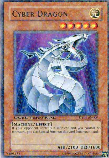 Cyber Dragon - DT01-EN009 - Rare - Duel Terminal