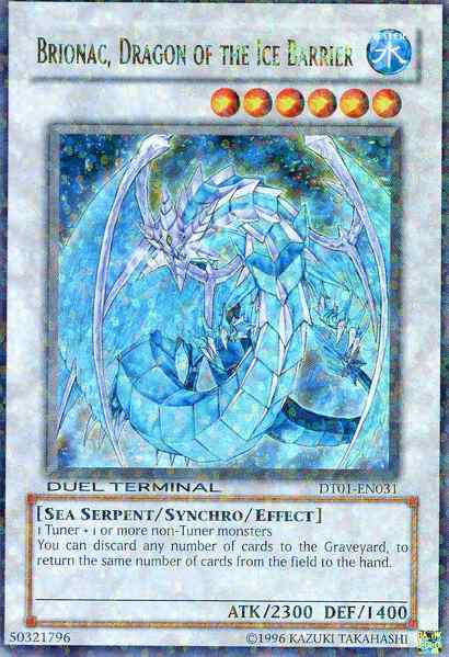 Brionac, Dragon of the Ice Barrier - DT01-EN031 - Ultra Rare - Duel Terminal