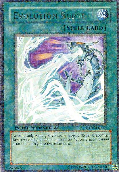 Evolution Burst - DT01-EN045 - Rare - Duel Terminal