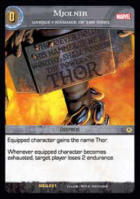 Mjolnir, Unique Hammer of the Gods