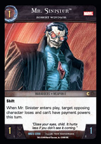 Mr. Sinister, Robert Windsor