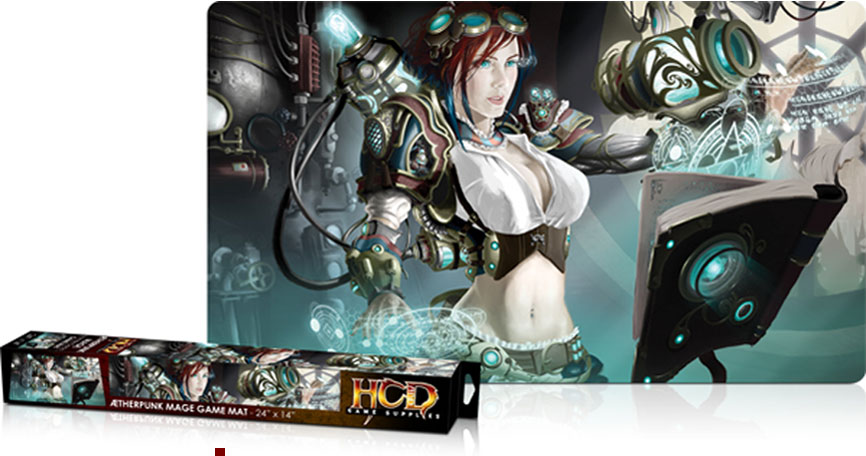 HCD Aetherpunk Mage Playmat