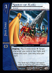 Spirit of Nabu, Magic