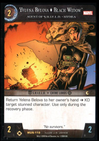 Yelena Belova Black Widow, Agent of S.H.I.E.L.D. - HYDRA