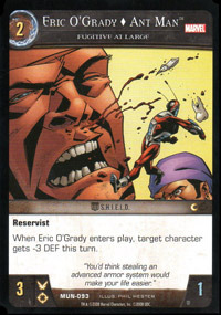 Eric O'Grady Ant Man, Fugitive at Large