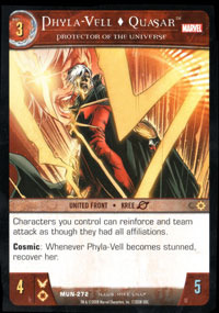 Phyla-Vell Quasar, Protector of the Universe