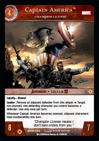 Captain America, Champion License